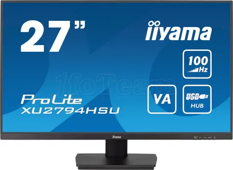 Photo de Ecran 27" Iiyama ProLite XU2794HSU-B6 Full HD (Noir)