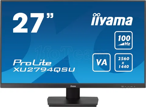 Photo de Ecran 27" Iiyama ProLite XU2794QSU-B6 Quad HD (Noir) 100Hz