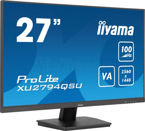 Photo de Ecran 27" Iiyama ProLite XU2794QSU-B6 Quad HD (Noir) 100Hz