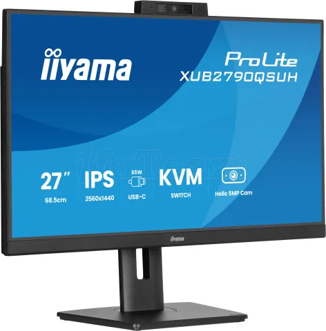 Photo de Ecran 27" Iiyama ProLite XUB2790QSUH-B2 Quad HD 100Hz (Noir)