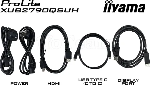 Photo de Ecran 27" Iiyama ProLite XUB2790QSUH-B2 Quad HD 100Hz (Noir)