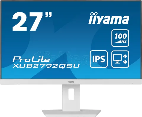 Photo de Ecran 27" Iiyama ProLite XUB2792QSU-W6 Quad HD (Blanc) 100Hz