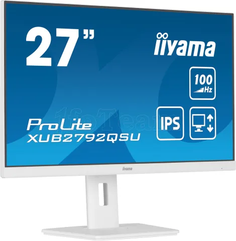 Photo de Ecran 27" Iiyama ProLite XUB2792QSU-W6 Quad HD (Blanc) 100Hz