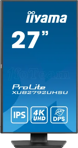 Photo de Ecran 27" Iiyama ProLite XUB2792UHSU-B6 4K Ultra HD (Noir)