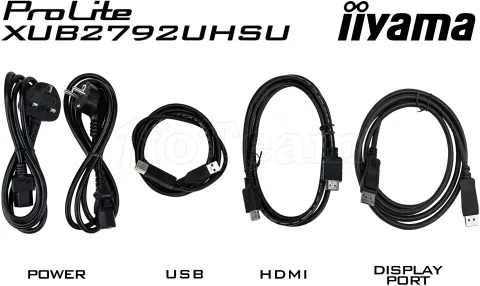 Photo de Ecran 27" Iiyama ProLite XUB2792UHSU-B6 4K Ultra HD (Noir)