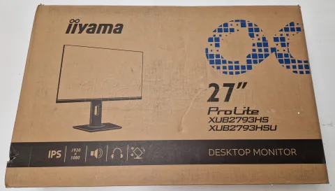 Photo de Ecran 27" Iiyama ProLite XUB2793HS-B5 Full HD (Noir) - SN 1211633013621 - ID 203712