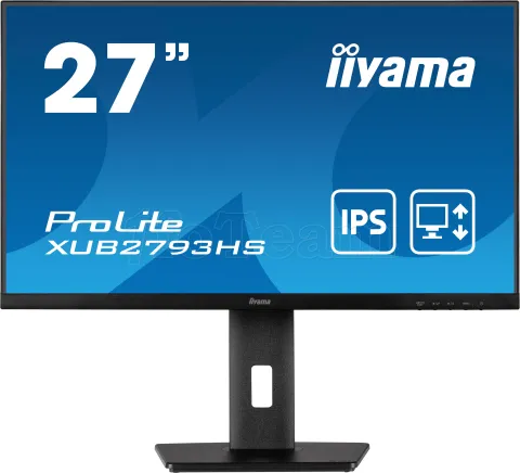 Photo de Ecran 27" Iiyama ProLite XUB2793HS-B6 Full HD (Noir) 100Hz