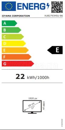 Photo de Ecran 27" Iiyama ProLite XUB2793HSU-B6 Full HD (Noir) 100Hz