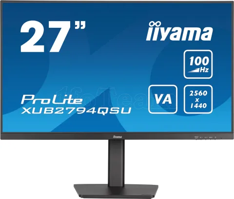 Photo de Ecran 27" Iiyama ProLite XUB2794QSU-B6 Quad HD (Noir) 100Hz