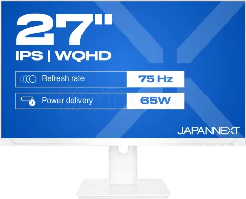Photo de Ecran 27" Japan Next JAPJNIPS270WQHD75F WQHD (Blanc)