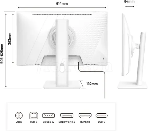 Photo de Ecran 27" Japan Next JAPJNIPS270WQHD75F WQHD (Blanc)
