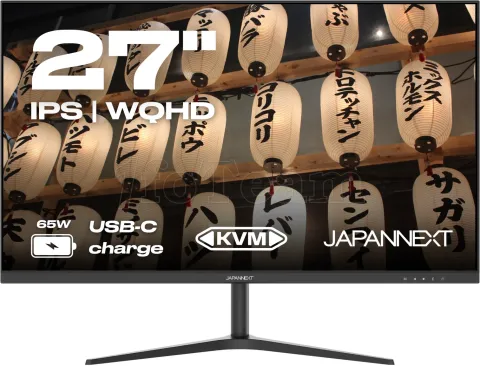 Photo de Ecran 27" JapanNext JN-IPS27WQHDR-C65W WQHD (Noir)