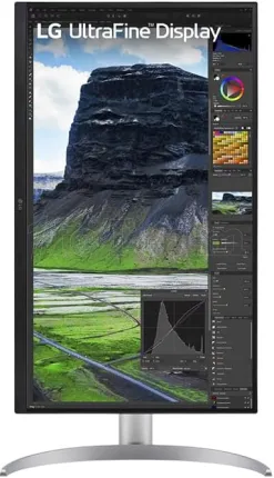 Photo de Ecran 27" LG UltraFine 27UQ850V-W 4K Ultra HD (Noir/Argent)