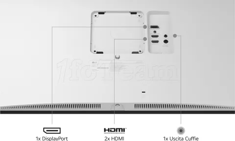 Photo de Ecran 27" LG UltraFine 27US550-W 4K Ultra HD (Noir)