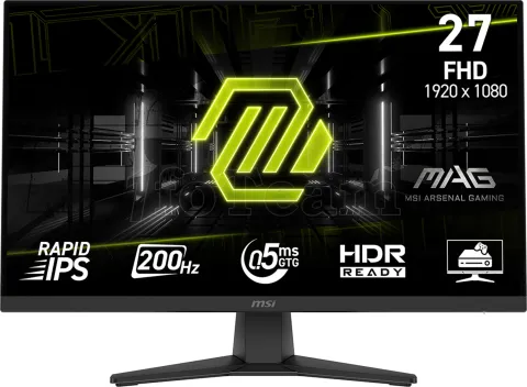 Photo de Ecran 27" MSI Mag 272F Full HD 200Hz (Noir)