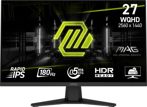 Photo de Ecran 27" MSI Mag 274QF WQHD 180Hz (Noir)