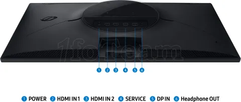 Photo de Ecran 27" Samsung Odyssey G5 G53F Quad HD 200Hz (Noir)