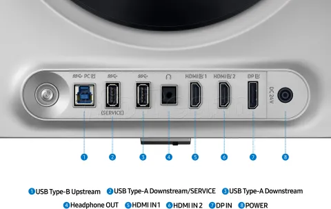 Photo de Ecran 27" Samsung Odyssey G6 G60SD OLED Quad HD 240Hz (Argent)