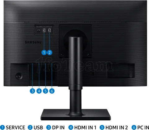 Photo de Ecran 27" Samsung Pro T45F Full HD (Noir)