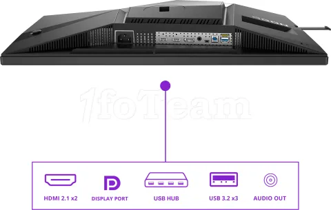 Photo de Ecran 32" AOC Agon Pro AG326UD OLED 4K Ultra HD 165Hz (Noir)