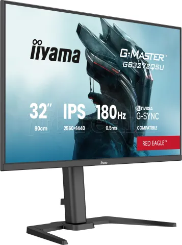 Photo de Ecran 32" Iiyama G-Master Red Eagle GB3272QSU-B1 Quad HD 180Hz (Noir)
