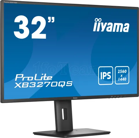 Photo de Ecran 32" Iiyama ProLite XB3270QS-B5 Quad HD (Noir)