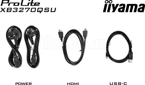 Photo de Ecran 32" Iiyama ProLite XB3270QSU-B1  Quad HD 100Hz (Noir)