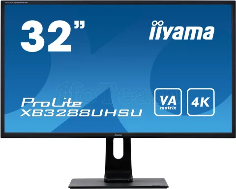 Photo de Ecran 32" Iiyama ProLite XB3288UHSU-B1 4K Ultra HD (Noir)