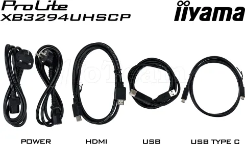Photo de Ecran 32" Iiyama ProLite XB3294UHSCP-B1 4K Ultra HD (Noir)