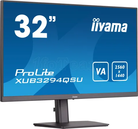 Photo de Ecran 32" Iiyama ProLite XUB3294QSU-B1 WQHD (Noir)