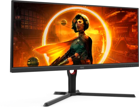 Photo de Ecran 34" AOC Gaming U34G3XM UWQHD (Noir) 144Hz