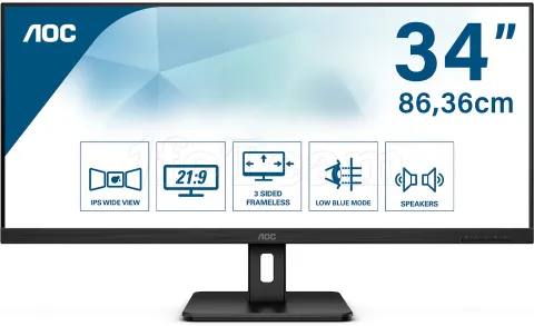 Photo de Ecran 34" AOC Q34E2A UWFHD (Noir)