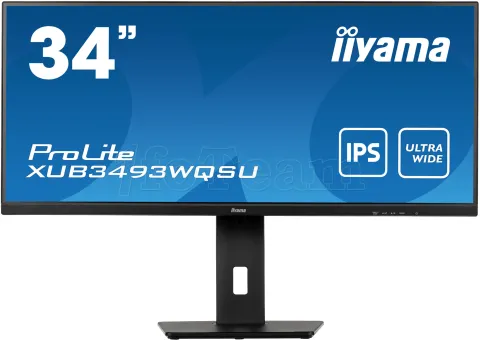 Photo de Ecran 34" Iiyama ProLite XUB3493WQSU-B5 UWQHD (Noir)