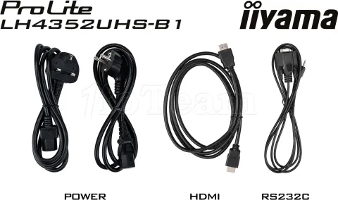 Photo de Ecran 43" Iiyama ProLite LH4352UHS-B1 4K Ultra HD (Noir)
