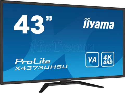 Photo de Ecran 43" Iiyama ProLite X4373UHSU-B1 4K Ultra HD (Noir)