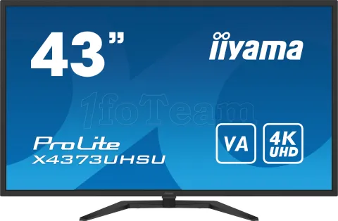 Photo de Ecran 43" Iiyama ProLite X4373UHSU-B1 4K Ultra HD (Noir)