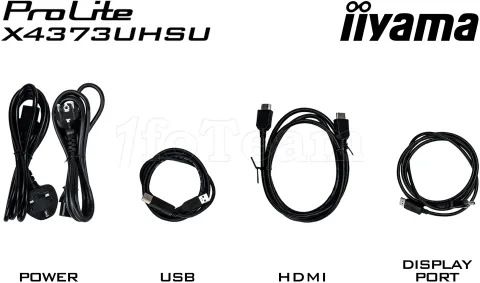 Photo de Ecran 43" Iiyama ProLite X4373UHSU-B1 4K Ultra HD (Noir)