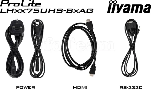 Photo de Ecran 55" Iiyama Prolite LH5575UHS-B2AG 4K Ultra HD (Noir)