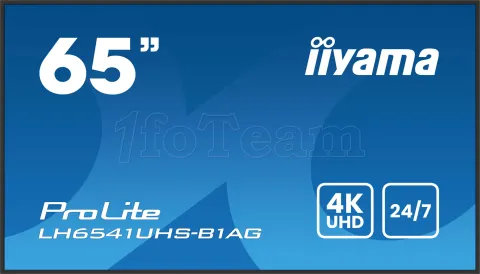 Photo de Ecran 65" Iiyama Prolite LH6541UHS-B1AG 4K Ultra HD (Noir)