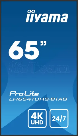 Photo de Ecran 65" Iiyama Prolite LH6541UHS-B1AG 4K Ultra HD (Noir)