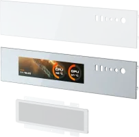 Photo de Ecran 9" pour boitier Cougar CFV235 (Blanc)