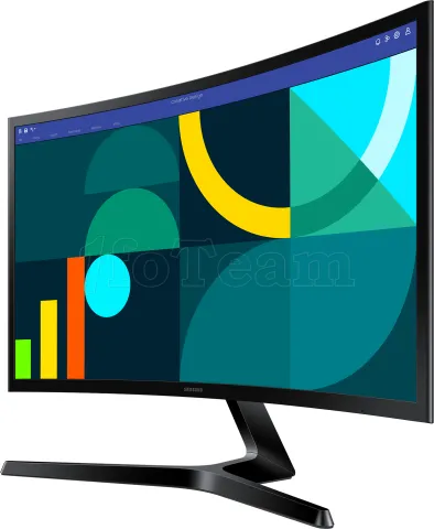 Photo de Ecran incurvé 24" Samsung Essential S3 S36GD Full HD 100Hz (Noir)