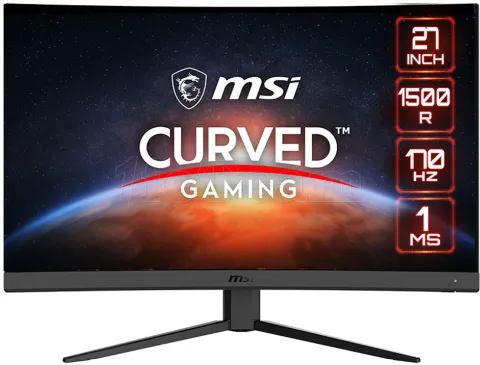 Photo de Ecran incurvé 27" MSI Gaming G27CQ4 E2 Quad HD 170Hz (Noir)