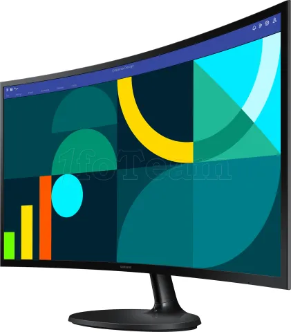 Photo de Ecran incurvé 27" Samsung Essential S3 S36GD Full HD 100Hz (Noir)
