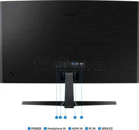 Photo de Ecran incurvé 27" Samsung Essential S36C Full HD 100Hz (Noir)