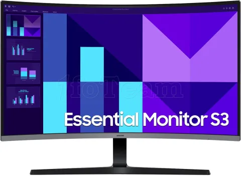 Photo de Ecran incurvé 32" Samsung Essential S3 S39GD Full HD 100Hz (Noir)