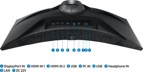 Photo de Ecran incurvé 32" Samsung Odyssey G6 G65B WQHD 240Hz (Noir)