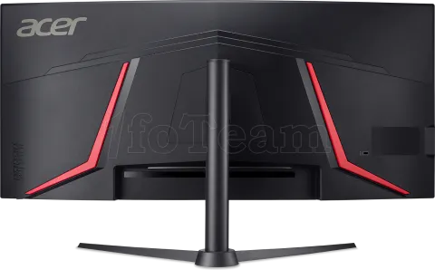 Photo de Ecran incurvé 34" Acer Nitro XZ340CUR UWQHD 200Hz (Noir/Rouge)