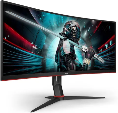 Photo de Ecran incurvé 34" AOC CU34G2X UWQHD (Noir) 144Hz