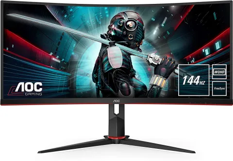 Photo de Ecran incurvé 34" AOC CU34G2X UWQHD (Noir) 144Hz